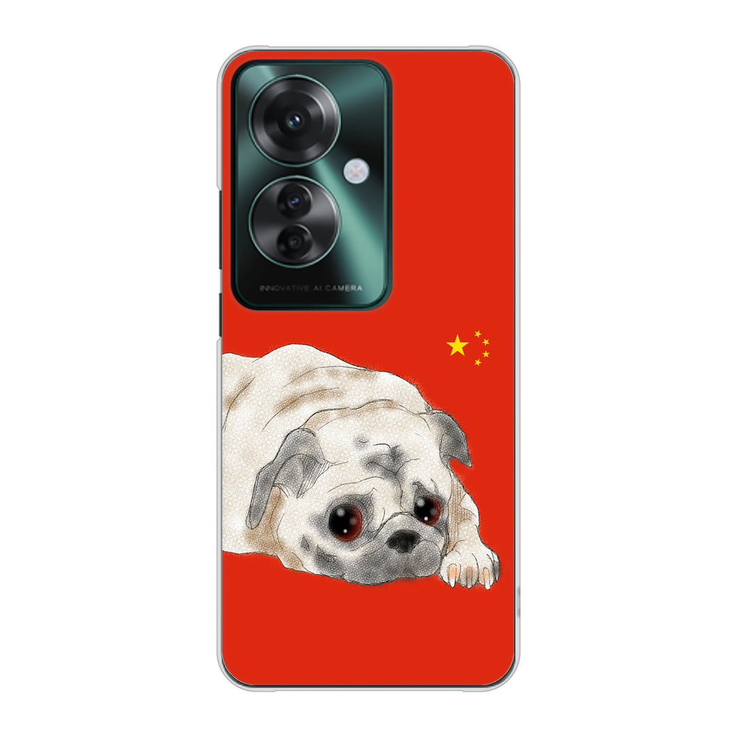 OPPO Reno11 A 高画質仕上げ 背面印刷 ハードケースパグ