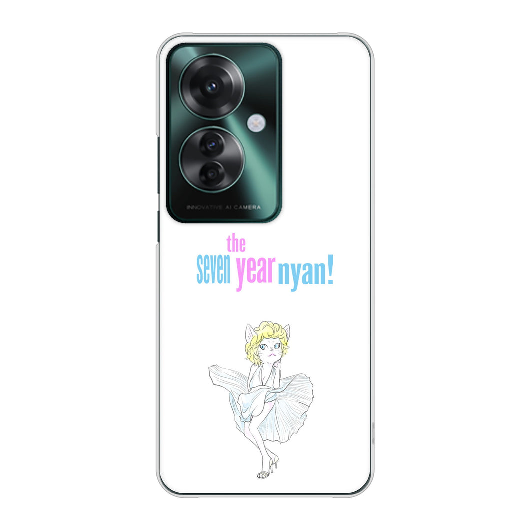 OPPO Reno11 A 高画質仕上げ 背面印刷 ハードケースおしゃれにゃん