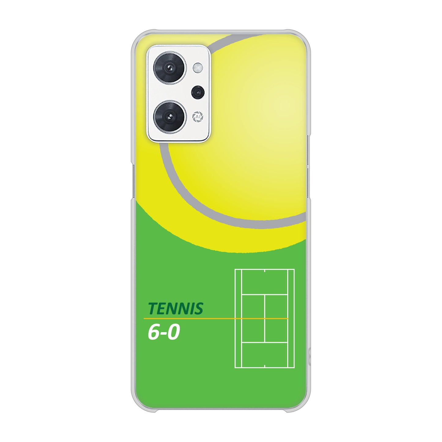 OPPO reno9 A 高画質仕上げ 背面印刷 ハードケース 【IB920 TENNIS】