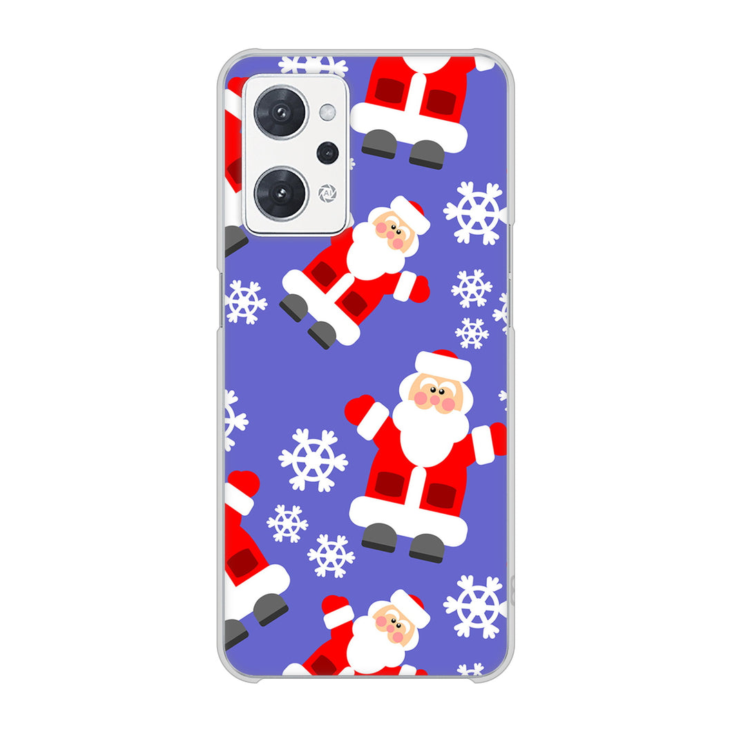 OPPO reno9 A 高画質仕上げ 背面印刷 ハードケースクリスマス