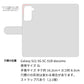 Galaxy S21 5G SC-51B docomo クリアプリントブラックタイプ 手帳型ケース