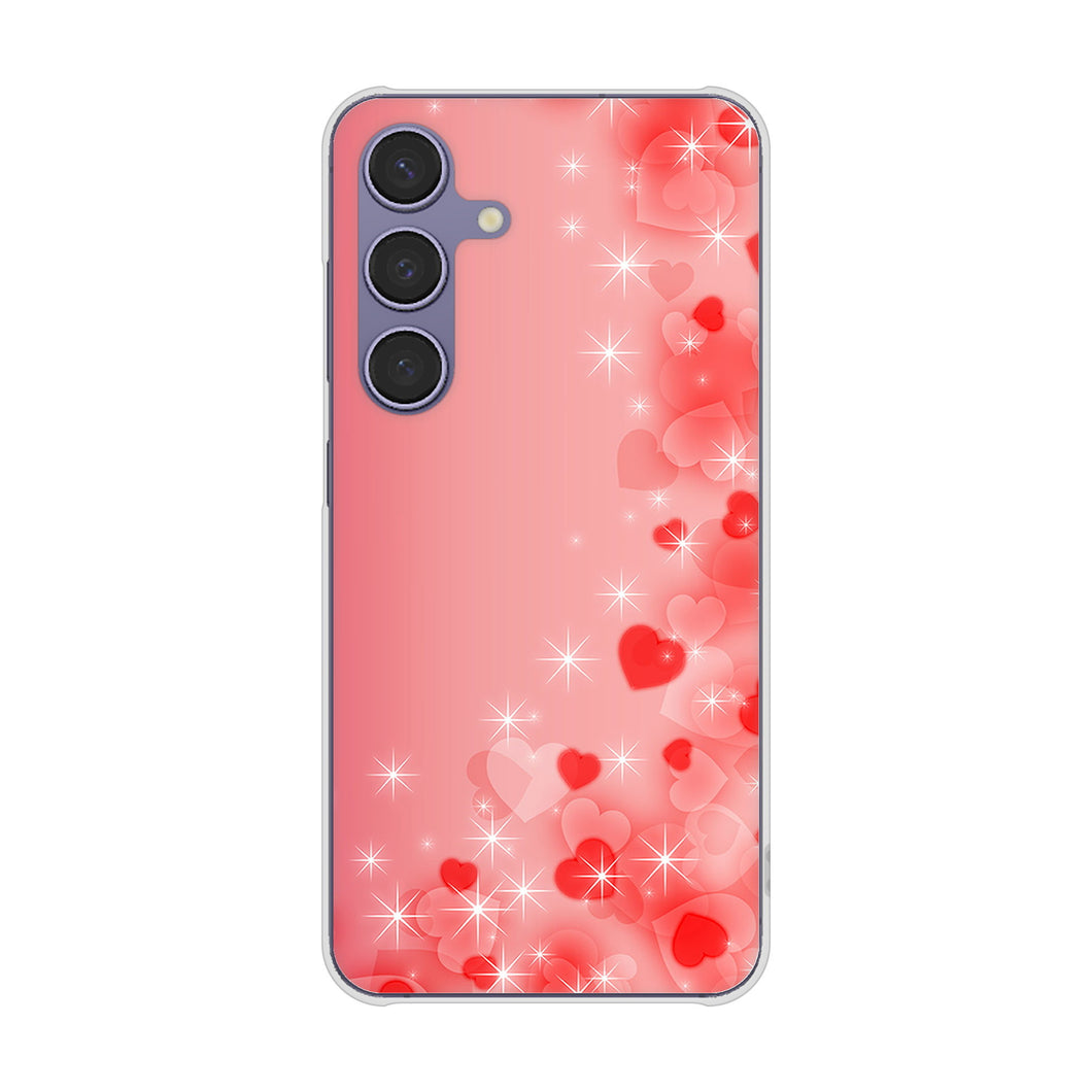 Galaxy S24 SC-51E docomo 高画質仕上げ 背面印刷 ハードケース 【003 ハート色の夢】