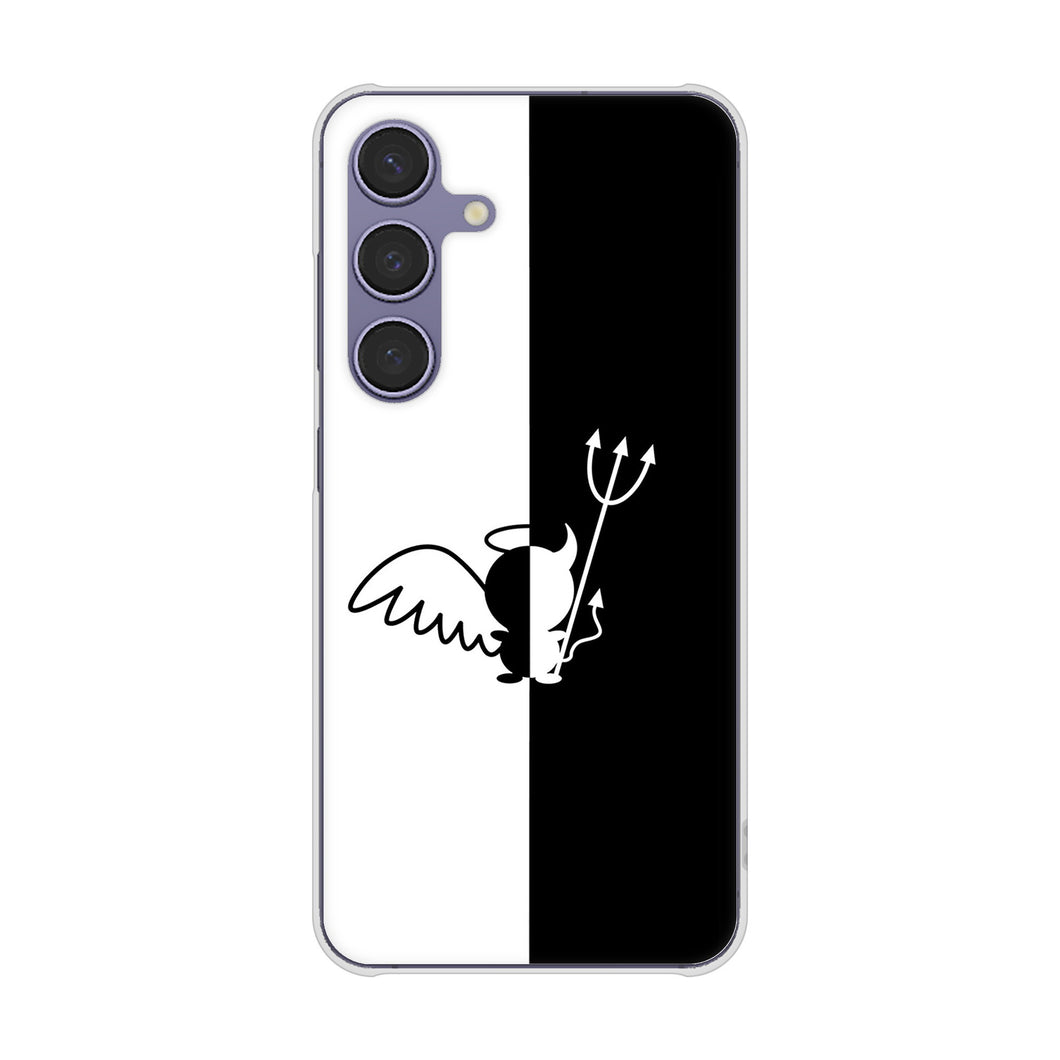 Galaxy S24 SC-51E docomo 高画質仕上げ 背面印刷 ハードケース 【027 ハーフデビット】