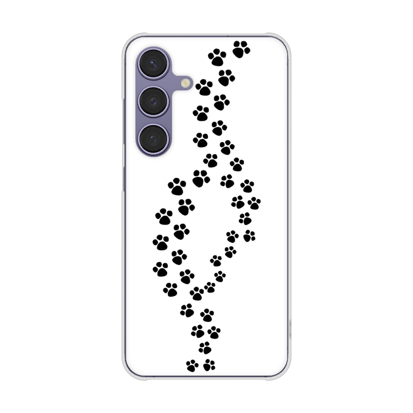 Galaxy S24 SC-51E docomo 高画質仕上げ 背面印刷 ハードケース 【066 あしあと】