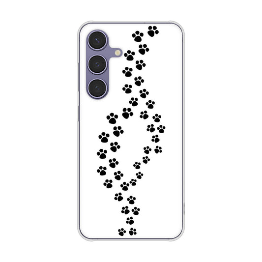 Galaxy S24 SC-51E docomo 高画質仕上げ 背面印刷 ハードケース 【066 あしあと】