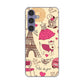 Galaxy S24 SC-51E docomo 高画質仕上げ 背面印刷 ハードケースLOVE フランス