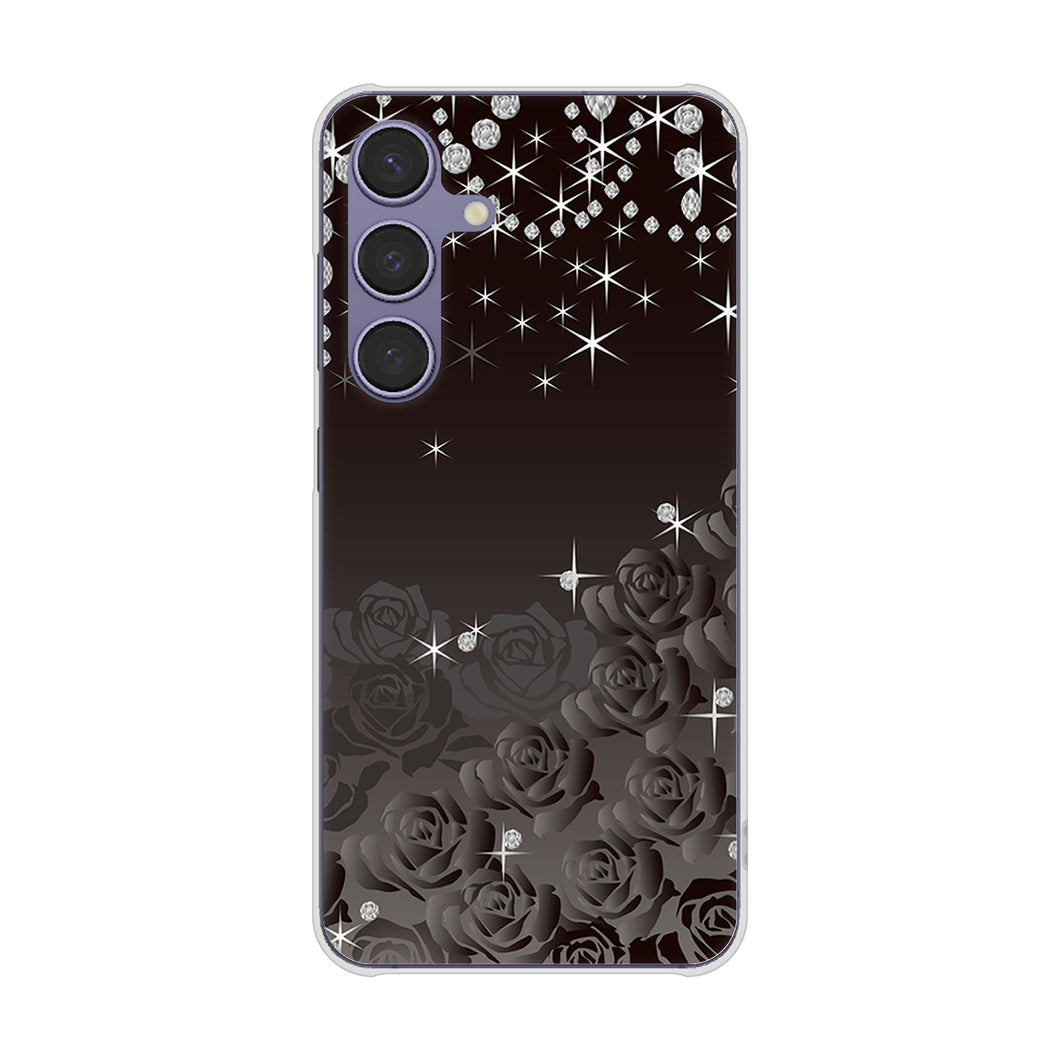 Galaxy S24 SC-51E docomo 高画質仕上げ 背面印刷 ハードケースロマンチックなバラ
