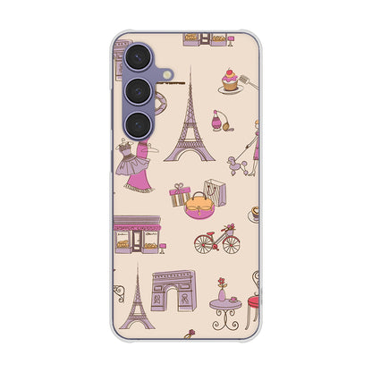 Galaxy S24 SC-51E docomo 高画質仕上げ 背面印刷 ハードケースLOVE フランス