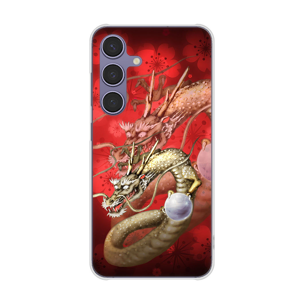 Galaxy S24 SC-51E docomo 高画質仕上げ 背面印刷 ハードケース龍
