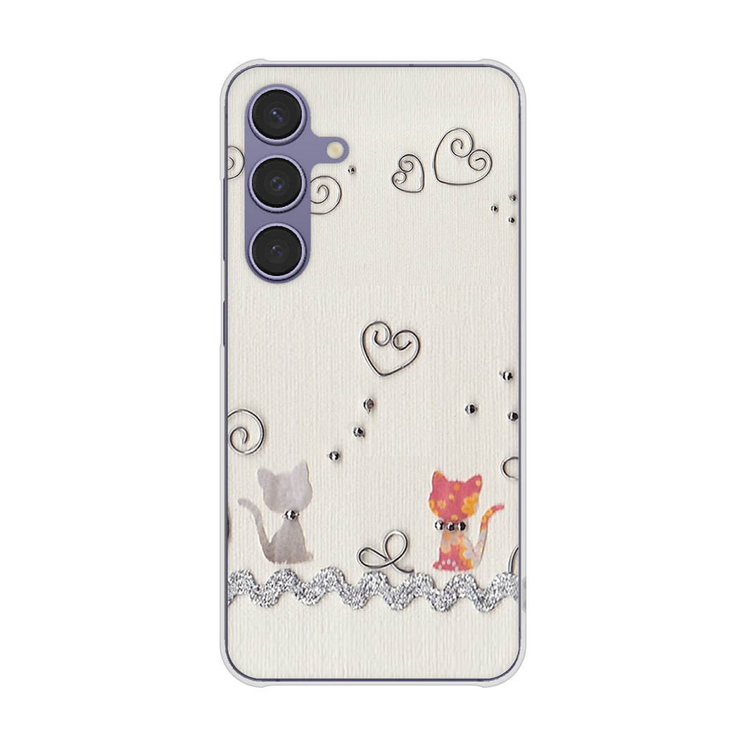 Galaxy S24 SC-51E docomo 高画質仕上げ 背面印刷 ハードケースクラフト写真ネコ