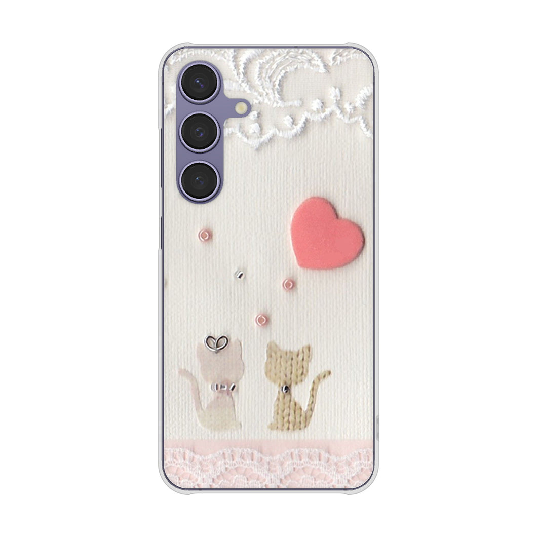 Galaxy S24 SC-51E docomo 高画質仕上げ 背面印刷 ハードケースクラフト写真ネコ