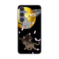 Galaxy S24 SC-51E docomo 高画質仕上げ 背面印刷 ハードケース夜とネコ
