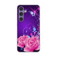 Galaxy S24 SC-51E docomo 高画質仕上げ 背面印刷 ハードケースロマンチックなバラ