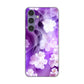 Galaxy S24 SC-51E docomo 高画質仕上げ 背面印刷 ハードケース 【1211 桜とパープルの風】