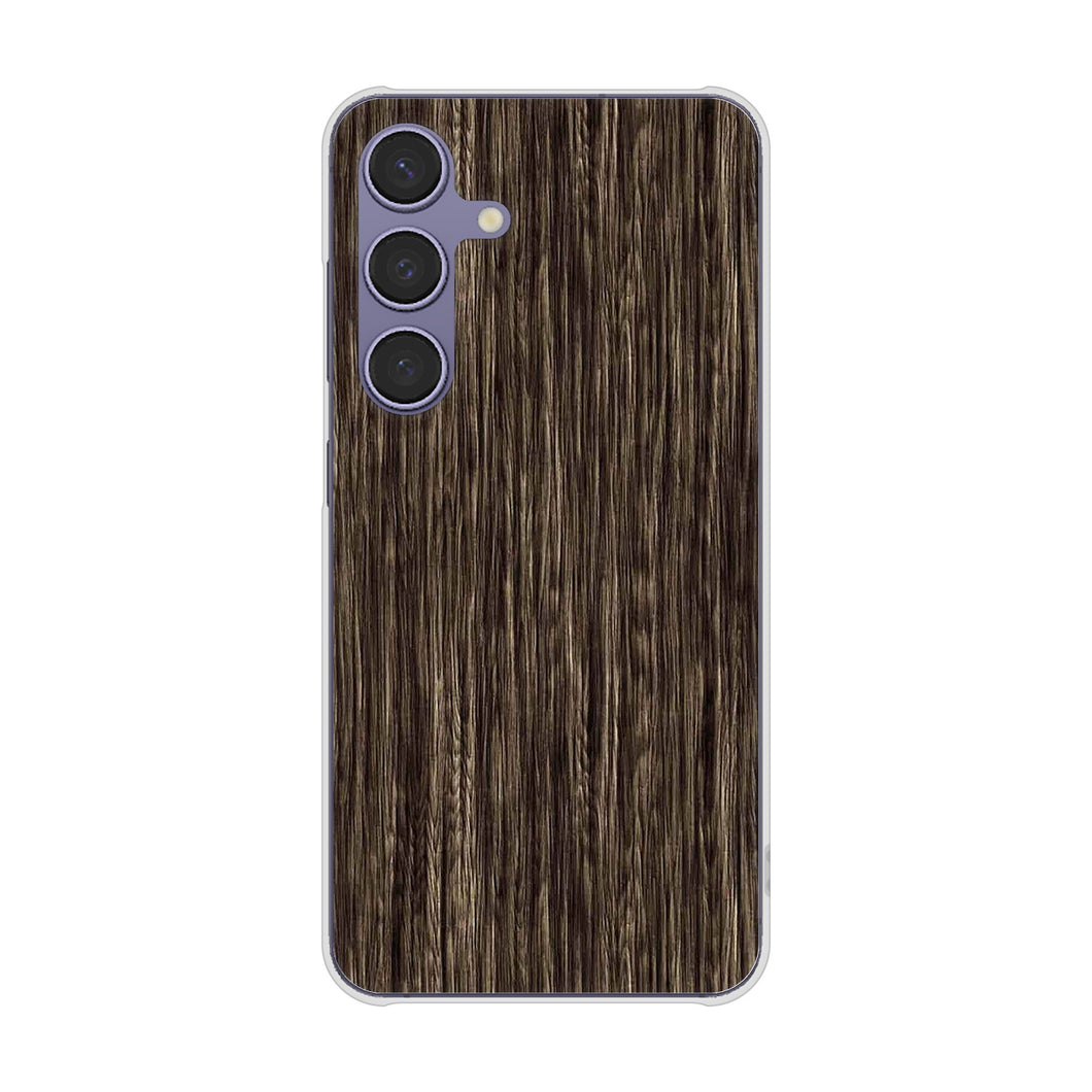 Galaxy S24 SC-51E docomo 高画質仕上げ 背面印刷 ハードケース 【EK848 木目ダークブラウン】