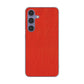 Galaxy S24 SC-51E docomo 高画質仕上げ 背面印刷 ハードケース 【EK852 レザー風レッド】