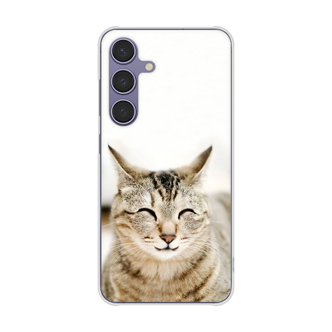 Galaxy S24 SC-51E docomo 高画質仕上げ 背面印刷 ハードケース 【VA801 笑福ねこ】