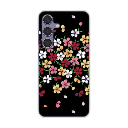 Galaxy S24 SC-51E docomo 高画質仕上げ 背面印刷 ハードケース和花柄
