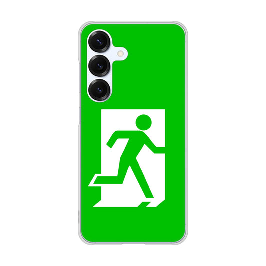 Galaxy S25 SC-51F docomo 高画質仕上げ 背面印刷 ハードケース 【163 非常口】