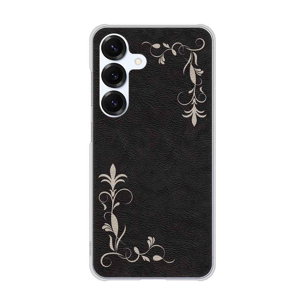 Galaxy S25 SC-51F docomo 高画質仕上げ 背面印刷 ハードケース 【EK825 レザー風グラスフレーム】