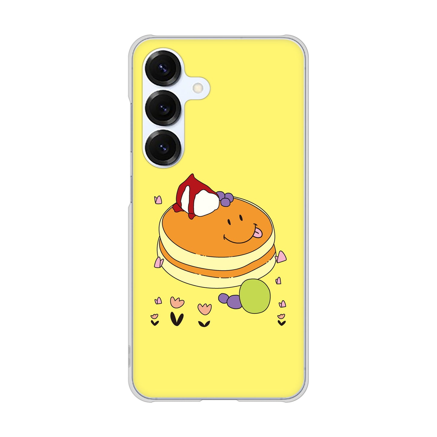 Galaxy S25 SC-51F docomo 高画質仕上げ 背面印刷 ハードケーススイーツイラスト