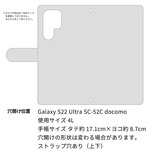 Galaxy S22 Ultra SC-52C docomo 推し活スマホケース メンバーカラーと名入れ