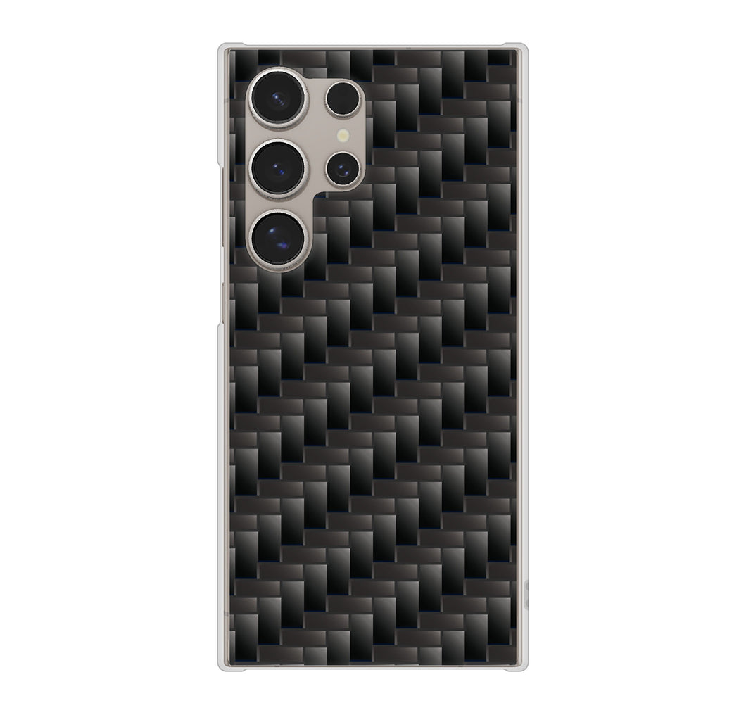 Galaxy S24 Ultra SC-52E docomo 高画質仕上げ 背面印刷 ハードケース 【461 カーボン】