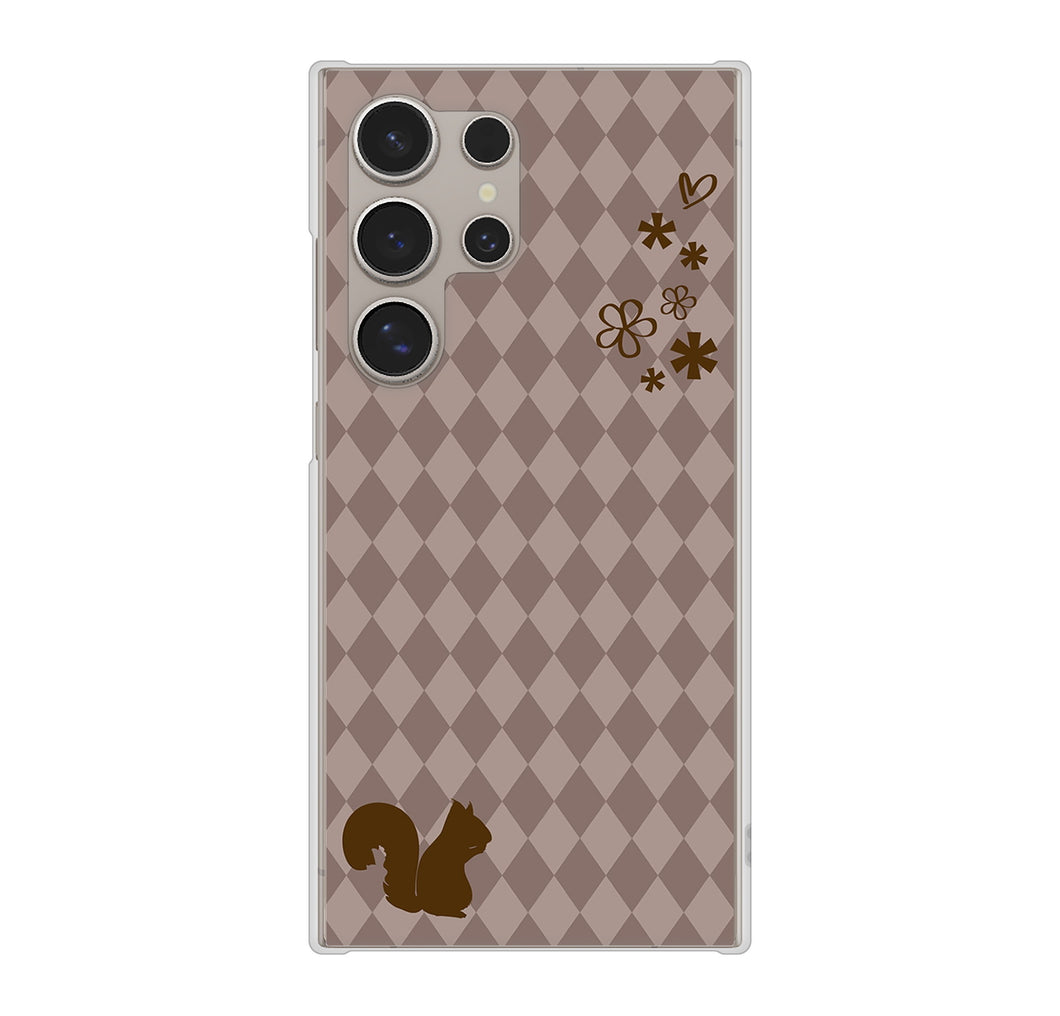 Galaxy S24 Ultra SC-52E docomo 高画質仕上げ 背面印刷 ハードケース 【515 リス】