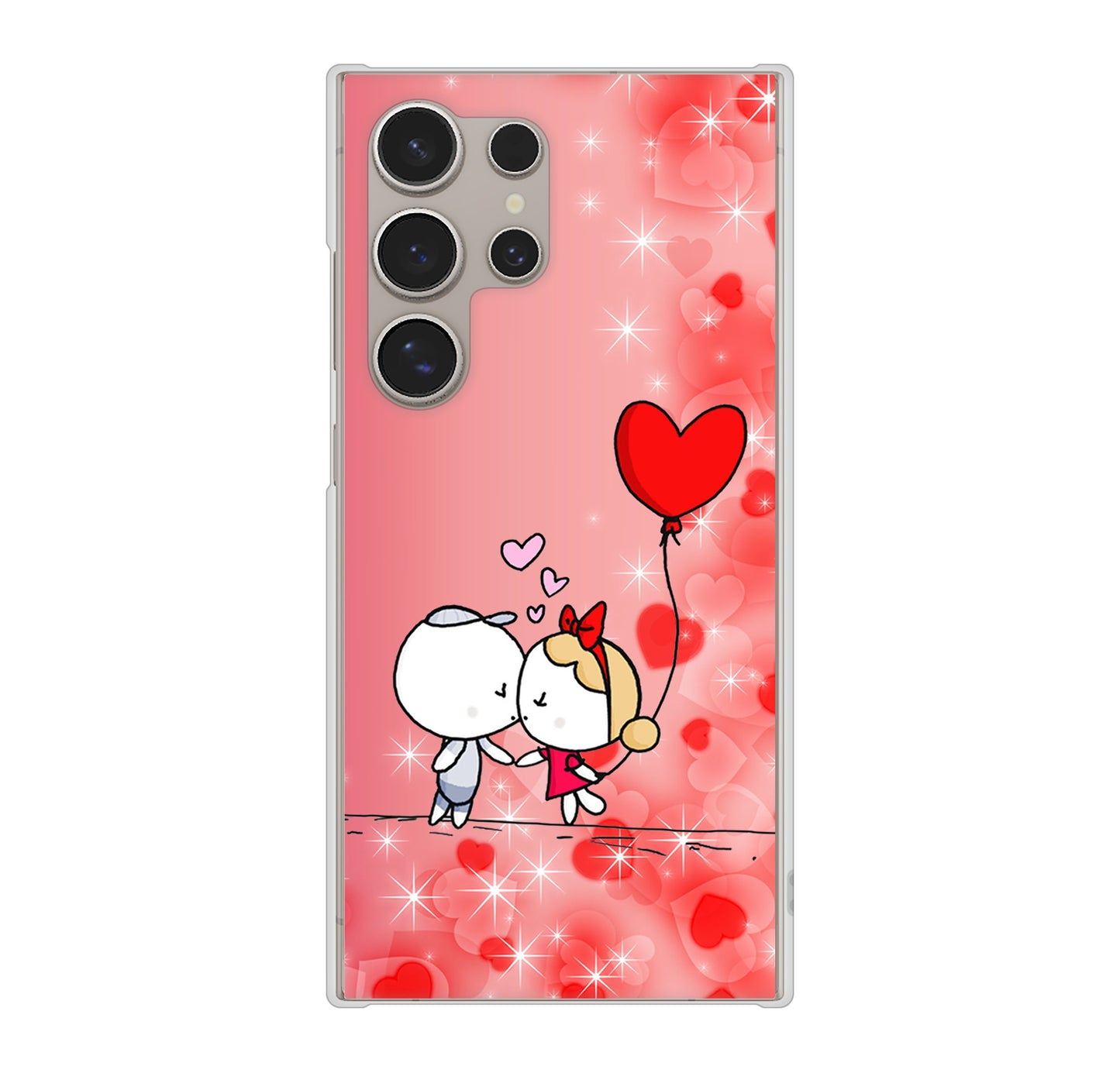 Galaxy S24 Ultra SC-52E docomo 高画質仕上げ 背面印刷 ハードケースカップル