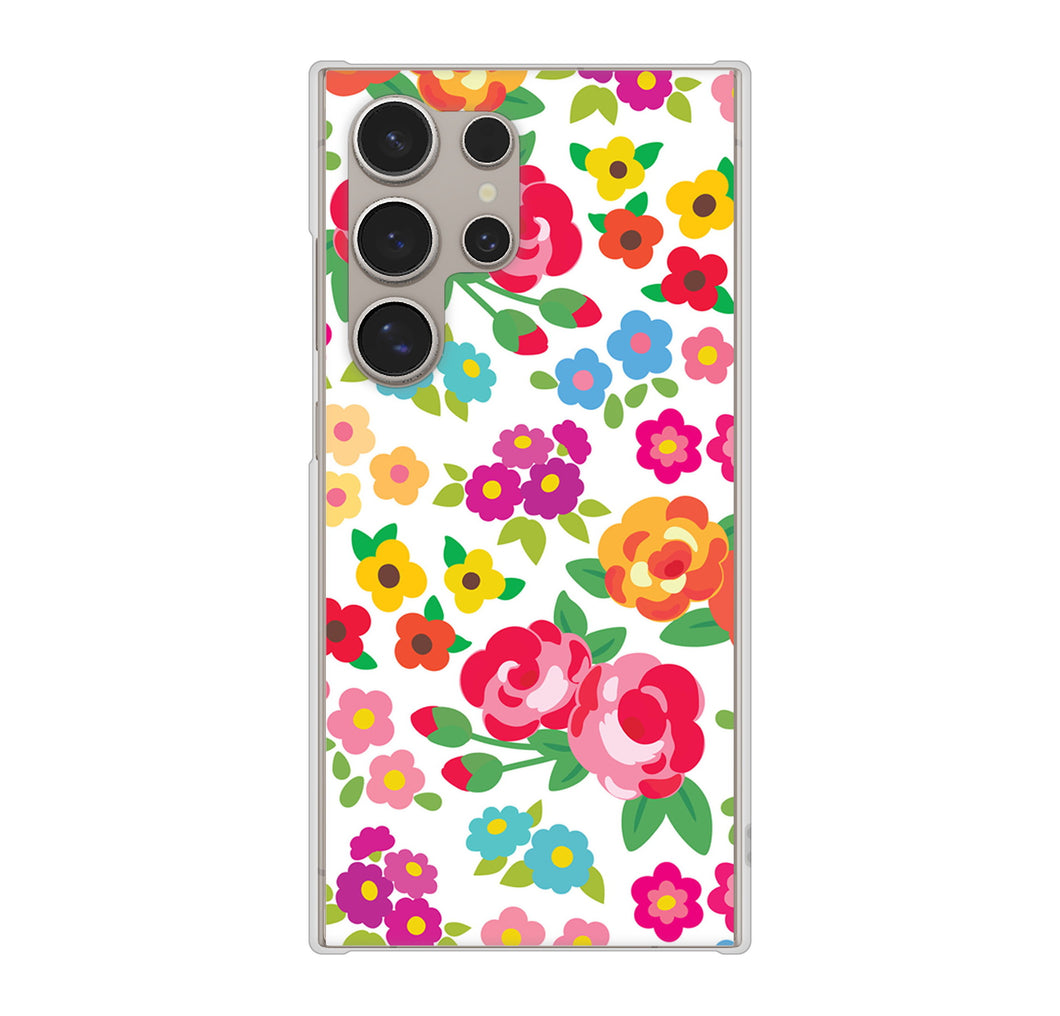 Galaxy S24 Ultra SC-52E docomo 高画質仕上げ 背面印刷 ハードケース 【776 5月のフラワーガーデン】
