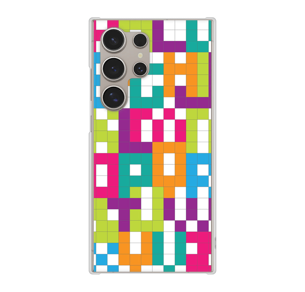 Galaxy S24 Ultra SC-52E docomo 高画質仕上げ 背面印刷 ハードケース 【IB916 ブロックアルファベット】