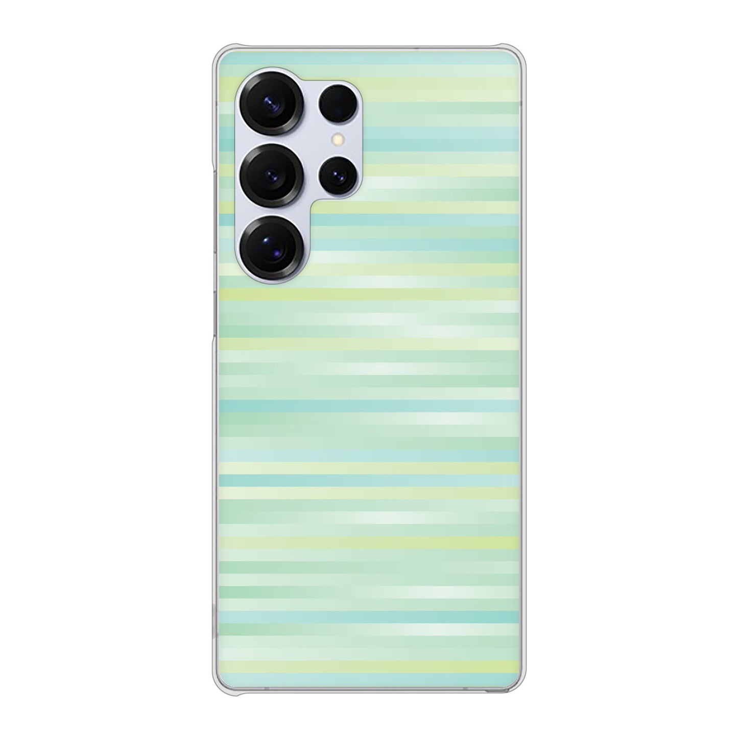 Galaxy S25 Ultra SC-52F docomo 高画質仕上げ 背面印刷 ハードケースグラデーションボーダー