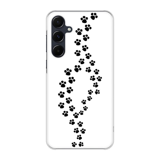 Galaxy A55 5G SC-53E docomo 高画質仕上げ 背面印刷 ハードケース 【066 あしあと】