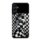 Galaxy A55 5G SC-53E docomo 高画質仕上げ 背面印刷 ハードケース 【357 bk&wh】