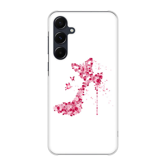 Galaxy A55 5G SC-53E docomo 高画質仕上げ 背面印刷 ハードケース 【387 薔薇のハイヒール】