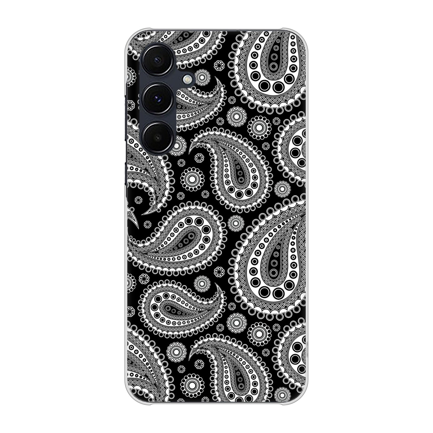 Galaxy A55 5G SC-53E docomo 高画質仕上げ 背面印刷 ハードケースペイズリー