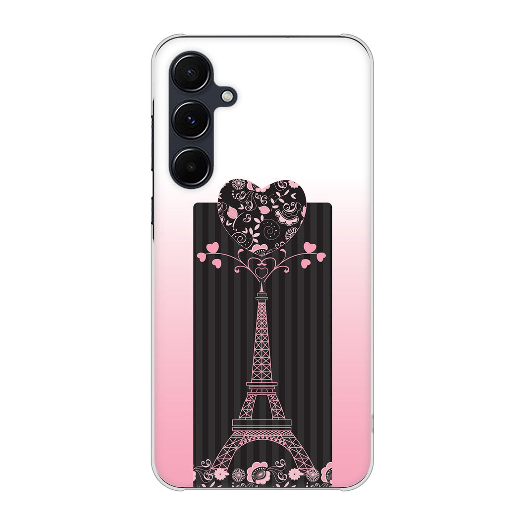 Galaxy A55 5G SC-53E docomo 高画質仕上げ 背面印刷 ハードケースLOVE フランス