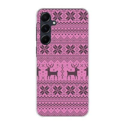 Galaxy A55 5G SC-53E docomo 高画質仕上げ 背面印刷 ハードケースクリスマス