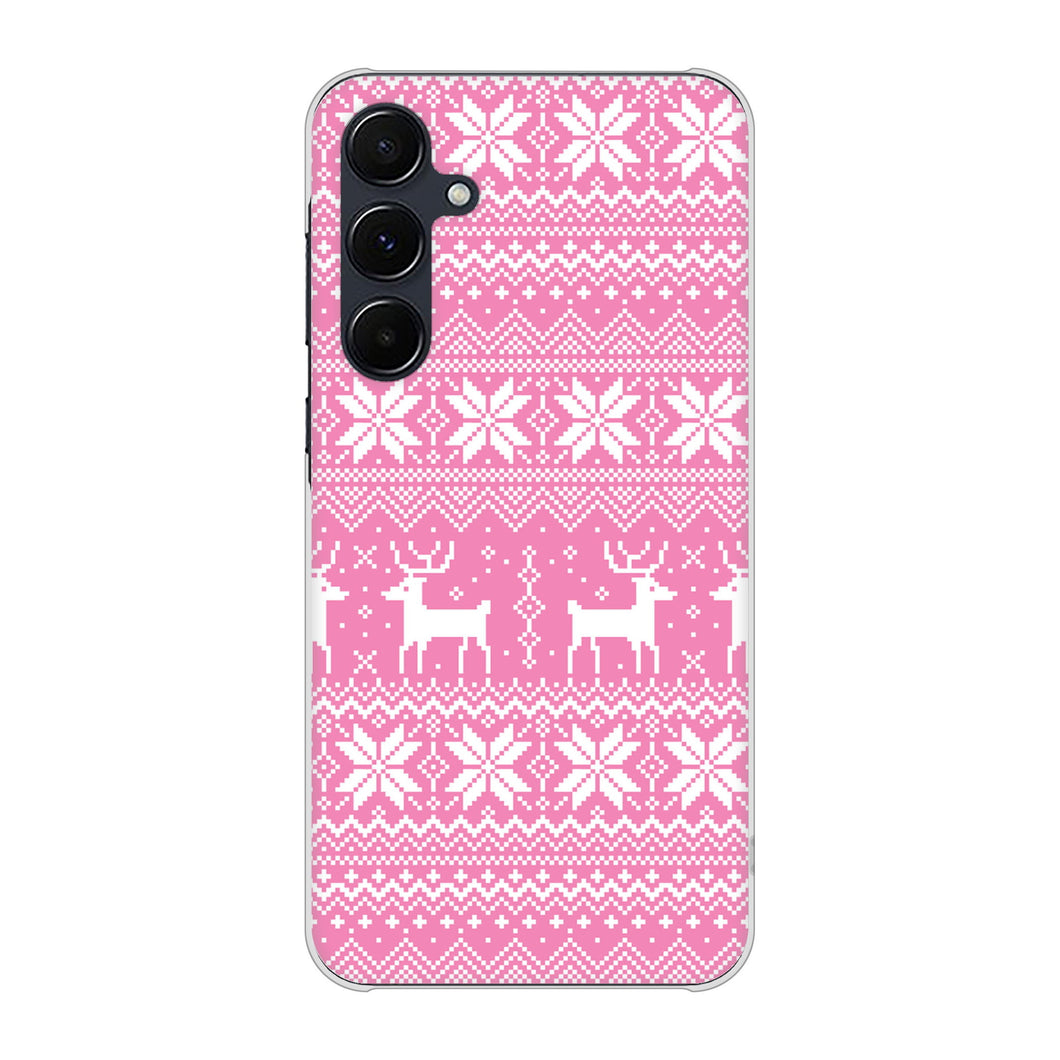 Galaxy A55 5G SC-53E docomo 高画質仕上げ 背面印刷 ハードケースクリスマス
