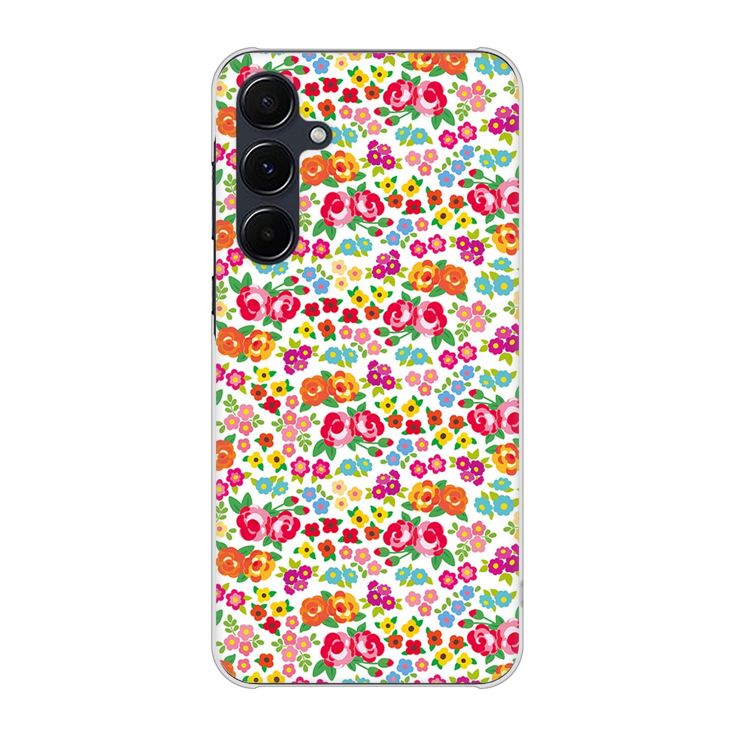 Galaxy A55 5G SC-53E docomo 高画質仕上げ 背面印刷 ハードケースリバティプリント