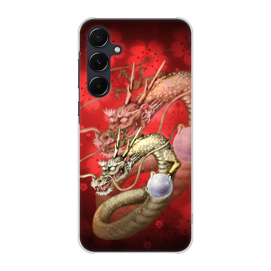 Galaxy A55 5G SC-53E docomo 高画質仕上げ 背面印刷 ハードケース龍