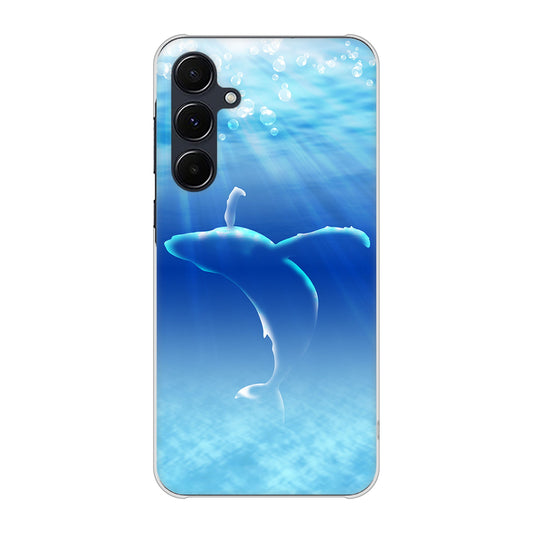 Galaxy A55 5G SC-53E docomo 高画質仕上げ 背面印刷 ハードケース海の守り神