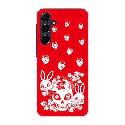 Galaxy A55 5G SC-53E docomo 高画質仕上げ 背面印刷 ハードケースむかいあぐる 苺兎