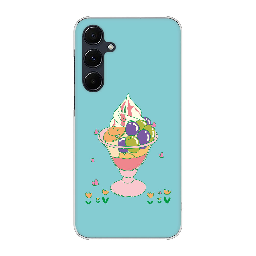 Galaxy A55 5G SC-53E docomo 高画質仕上げ 背面印刷 ハードケーススイーツイラスト