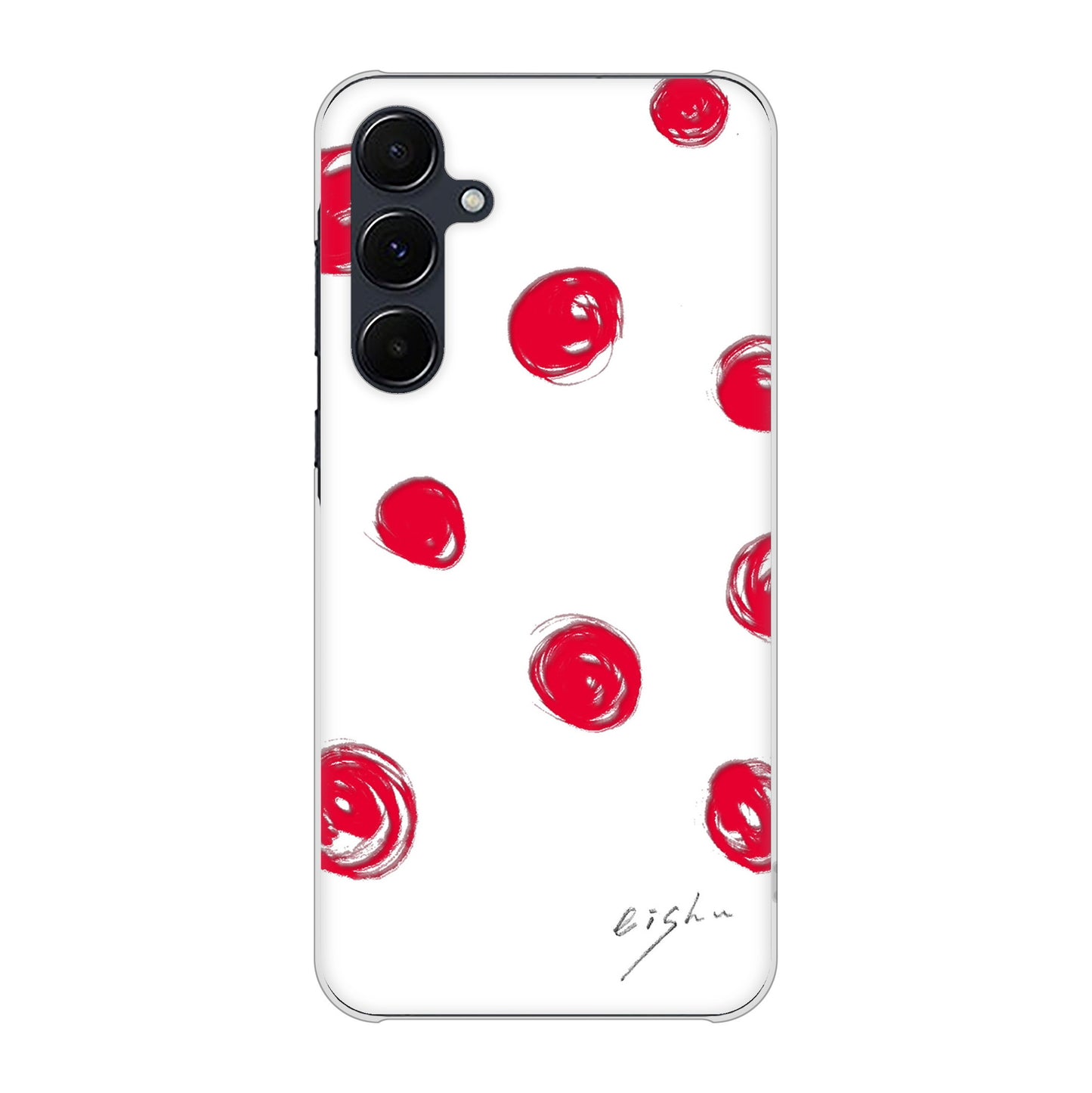 Galaxy A55 5G SC-53E docomo 高画質仕上げ 背面印刷 ハードケース大野詠舟 手描きシンプル