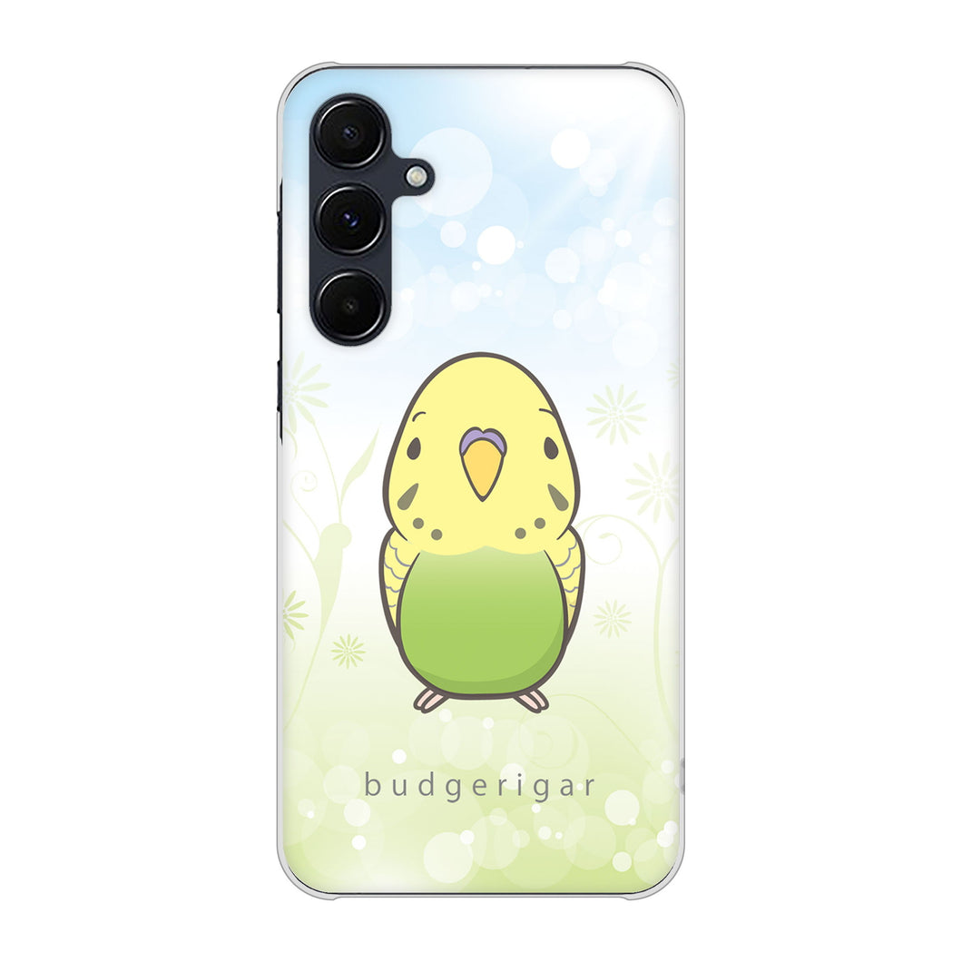 Galaxy A55 5G SC-53E docomo 高画質仕上げ 背面印刷 ハードケースセキセイインコ