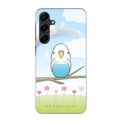 Galaxy A55 5G SC-53E docomo 高画質仕上げ 背面印刷 ハードケースセキセイインコ