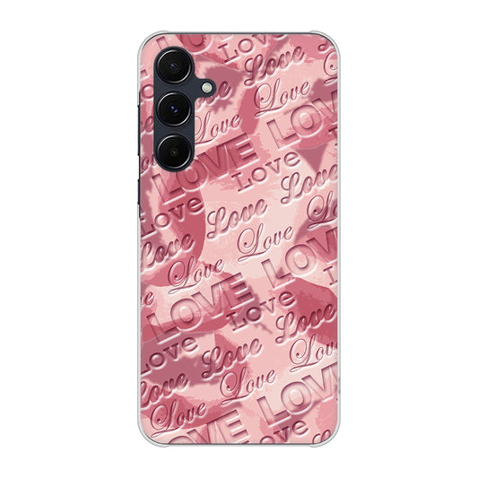 Galaxy A55 5G SC-53E docomo 高画質仕上げ 背面印刷 ハードケースフラワーヴェルニ