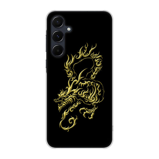 Galaxy A55 5G SC-53E docomo 高画質仕上げ 背面印刷 ハードケース 【VA831 闇と龍】