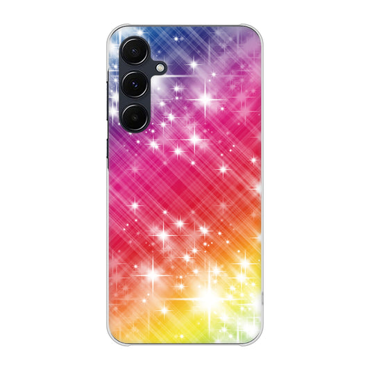 Galaxy A55 5G SC-53E docomo 高画質仕上げ 背面印刷 ハードケース 【VA872 レインボーフレーム】
